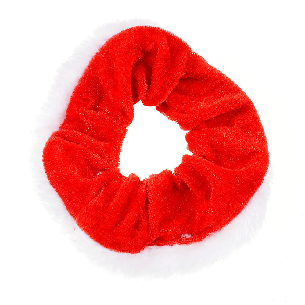 Scrunchie rosu de Craciun - 1 | YEO