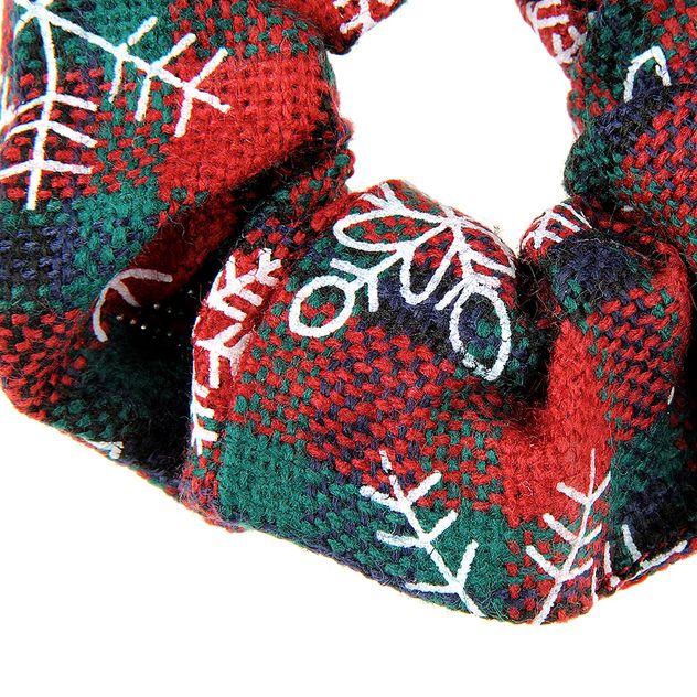 Scrunchie cu fulgi de nea