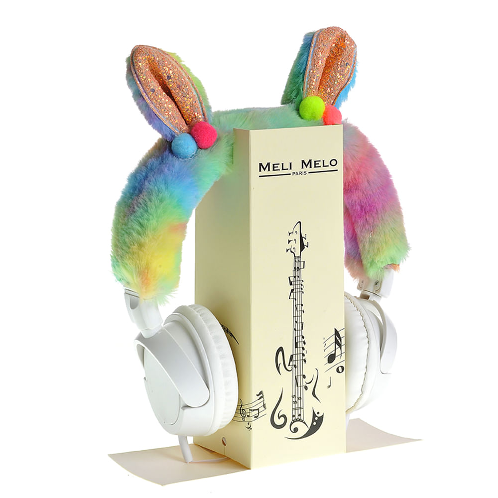 Casti audio multicolore cu urechi - 1 | YEO