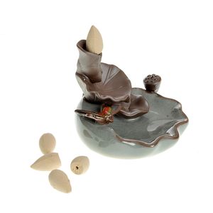 Suport aromaterapie din ceramica cu conuri