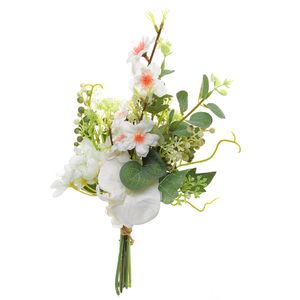 Buchet din flori artificiale albe 36 cm