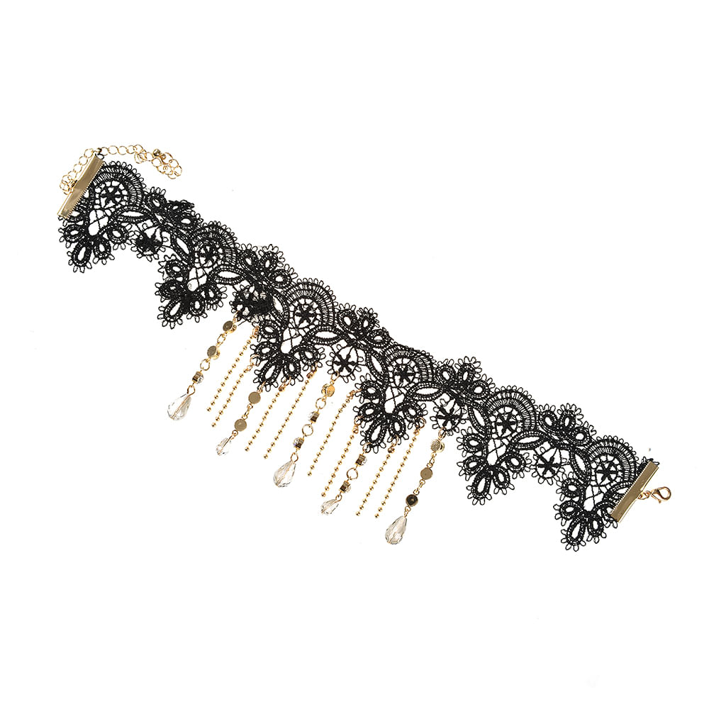 Colier Chocker negru - 1 | YEO