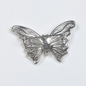 Brosa fluture din argint