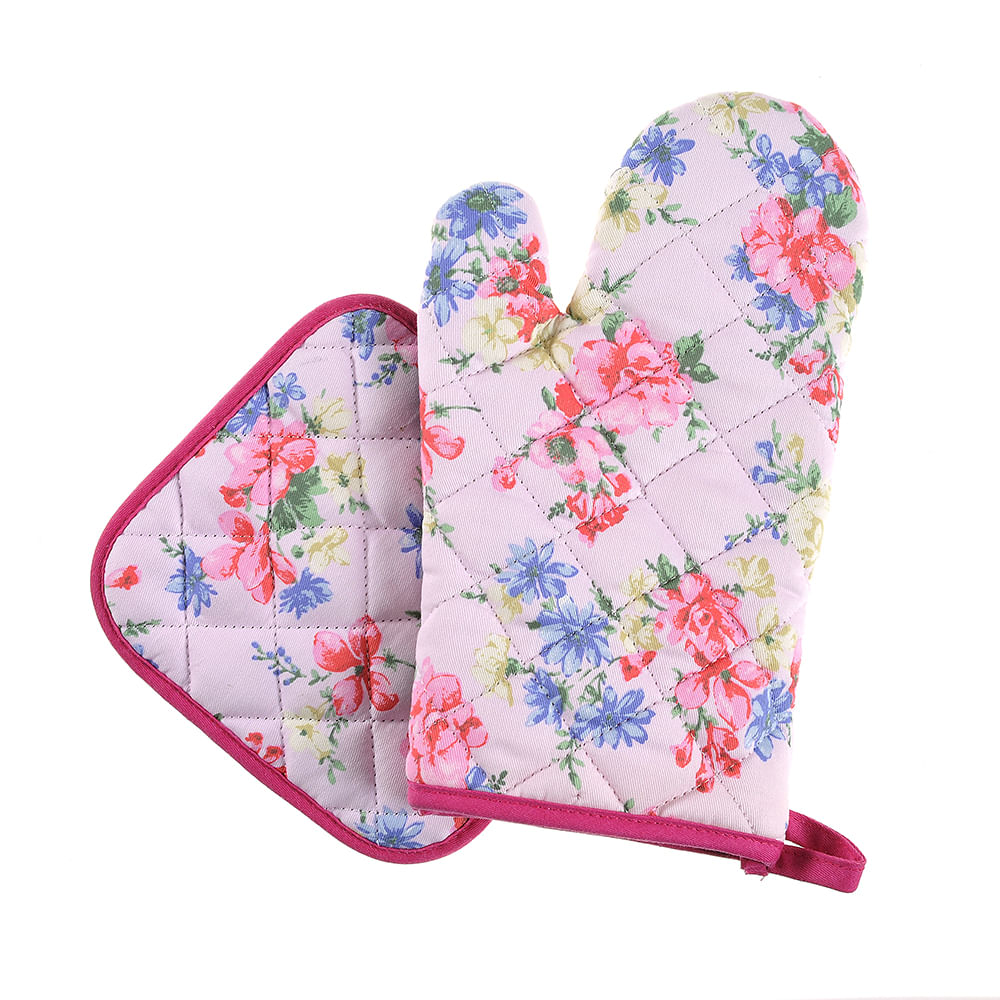 Manusa de bucatarie cu design floral