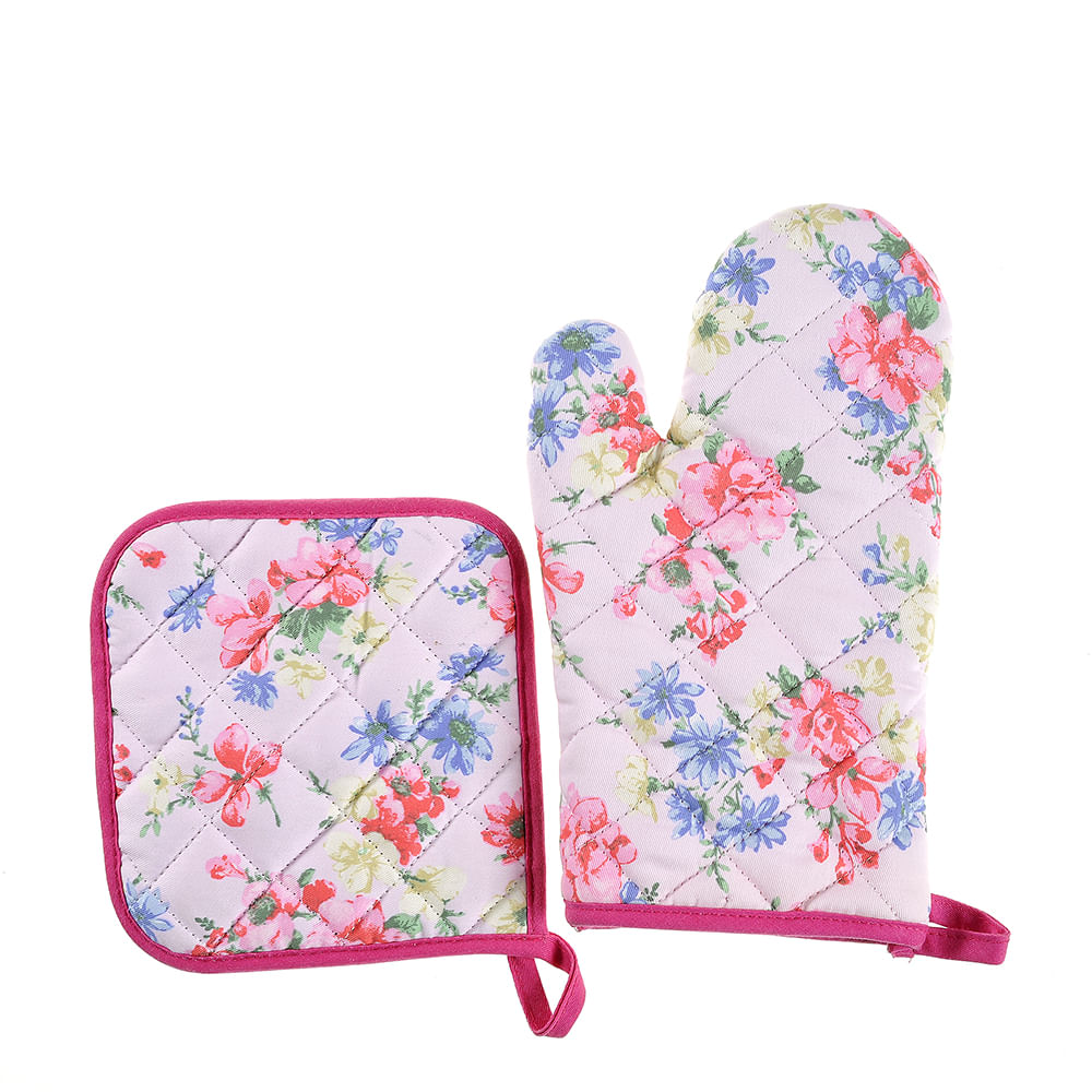 Manusa de bucatarie cu design floral - 1 | YEO