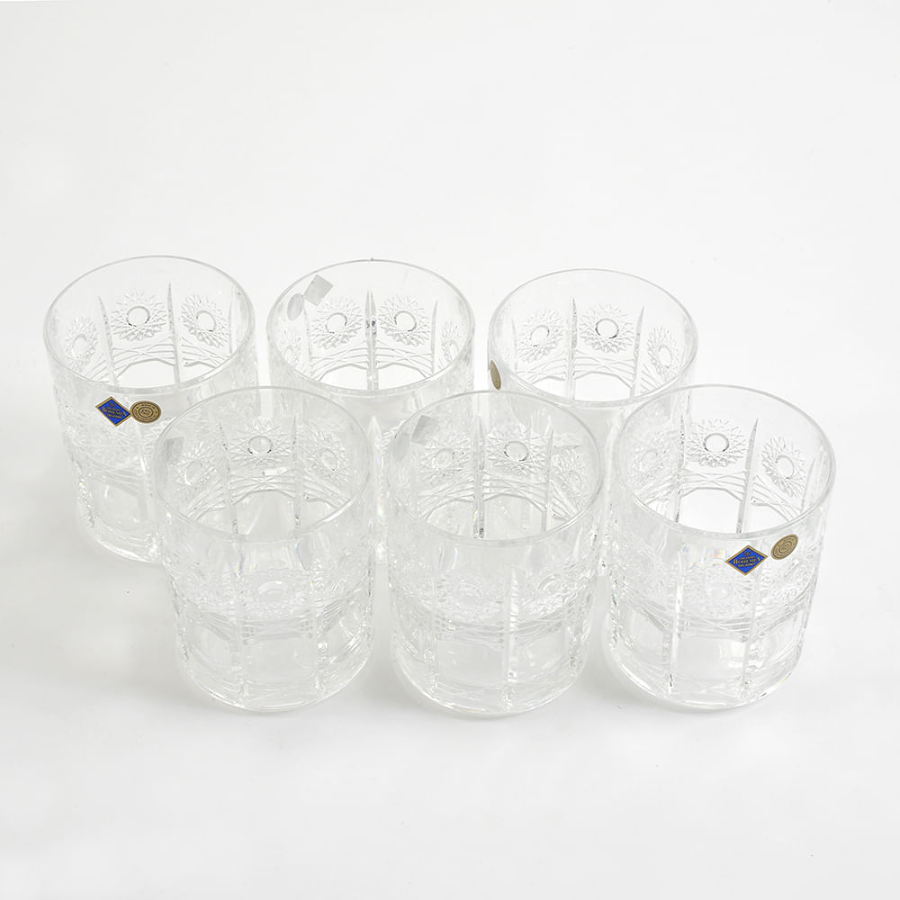 Set 6 pahare din cristal pentru whisky 360 ml - 2 | YEO