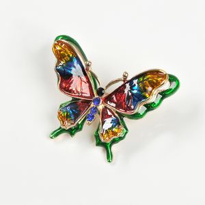 Brosa fluture multicolor