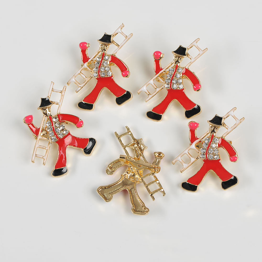 Set 5 brose martisor cosar rosu - 1 | YEO