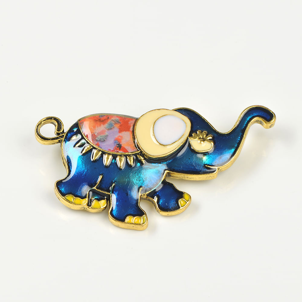 Brosa elefant albastru - 2 | YEO