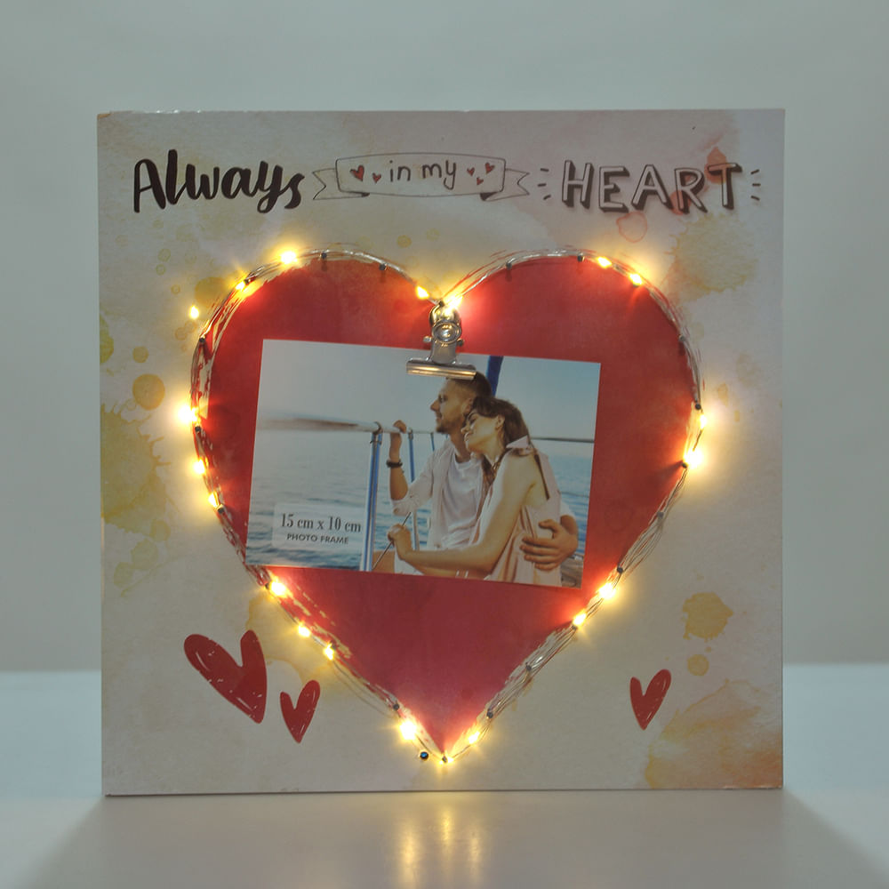 Decoratiune din lemn Always in my heart - 1 | YEO