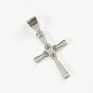Pandantiv din argint design cruce
