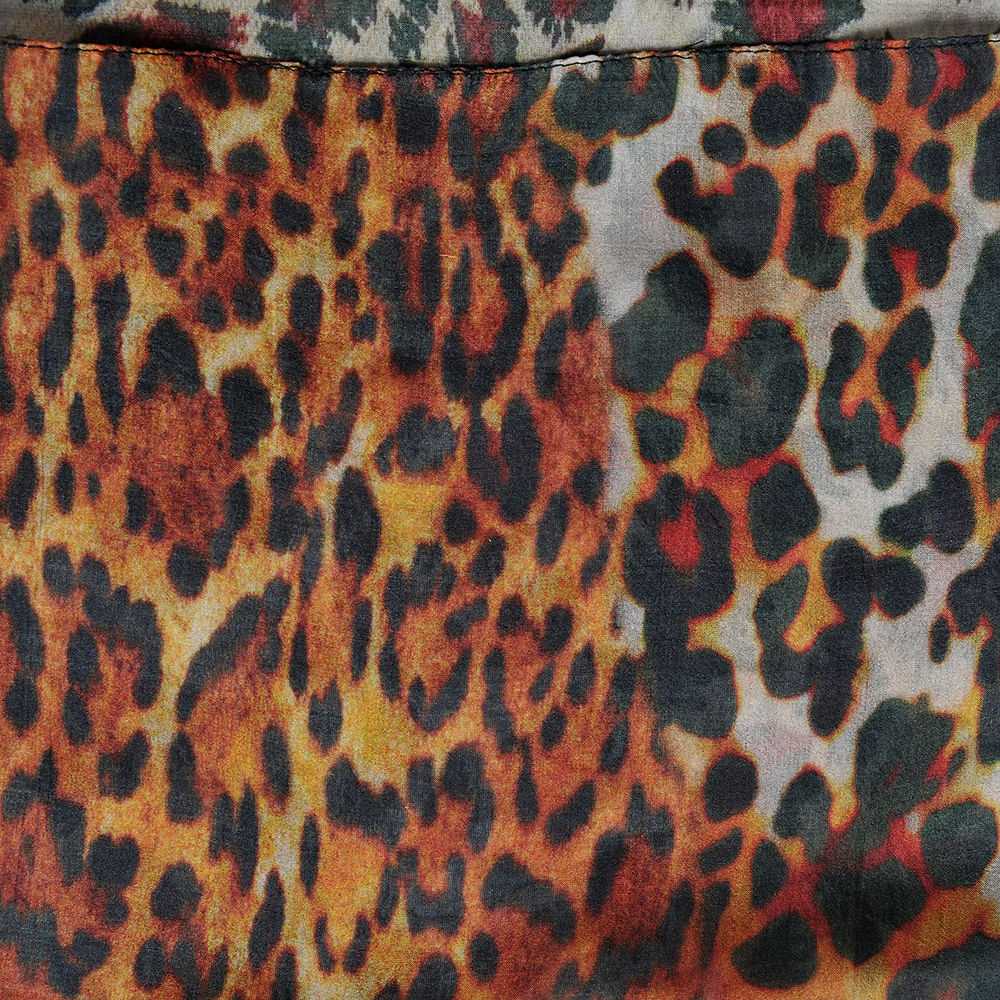 Esarfa din matase animal print - 1 | YEO