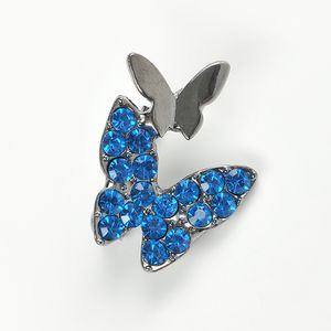 Brosa fluture albastru