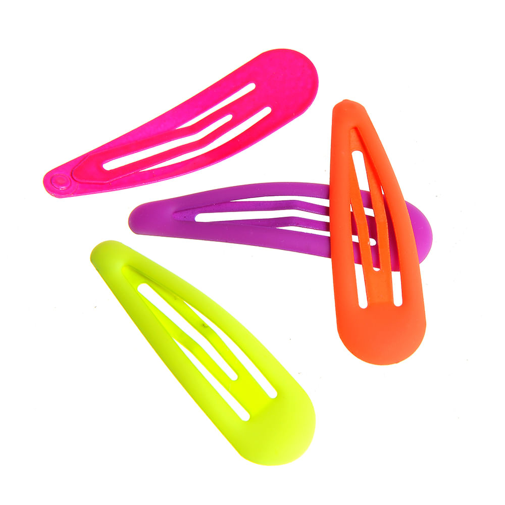 Set 4 clame de par culori neon - 3 | YEO