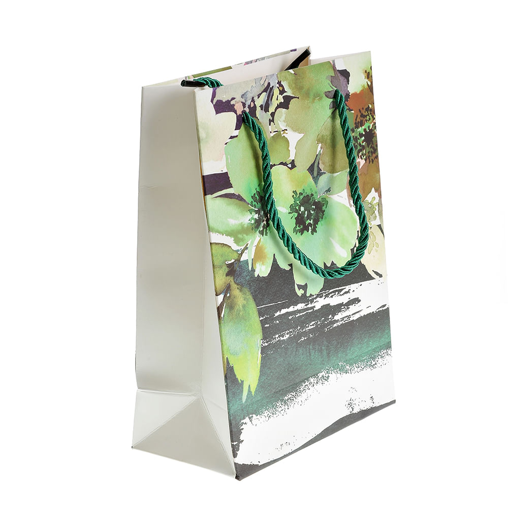 Punga de cadou design floral 25x18 cm - 2 | YEO