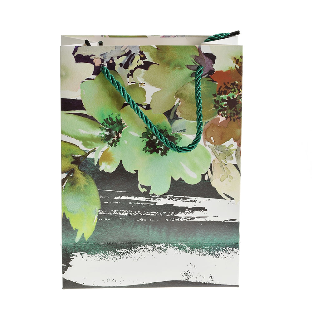 Punga de cadou design floral 25x18 cm - 3 | YEO