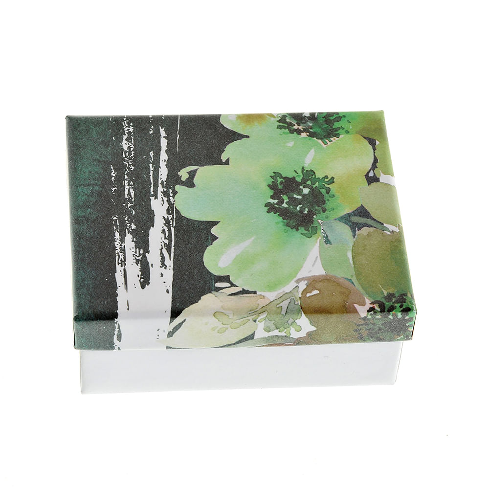 Cutie de cadou cu design floral 8x10 cm