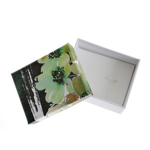 Cutie de cadou cu design floral 8x10 cm