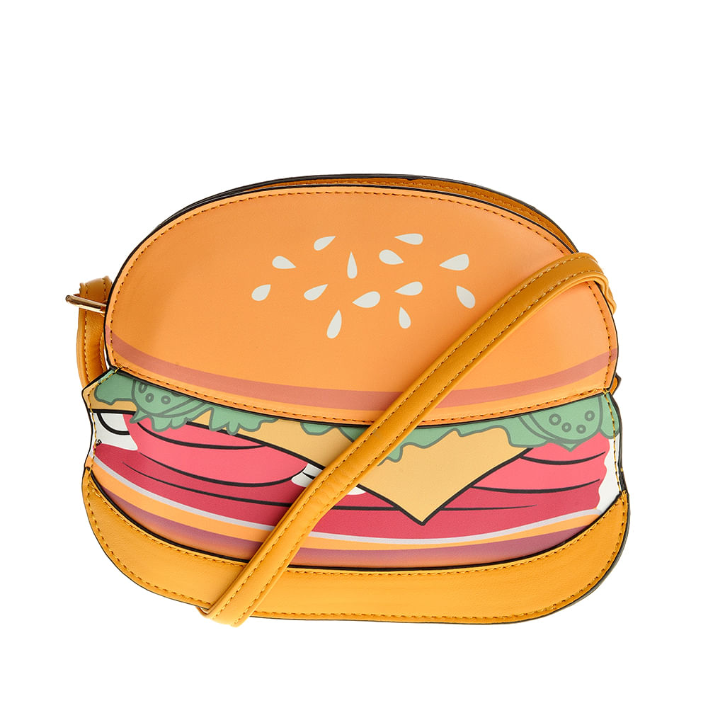 Geanta maro design hamburger