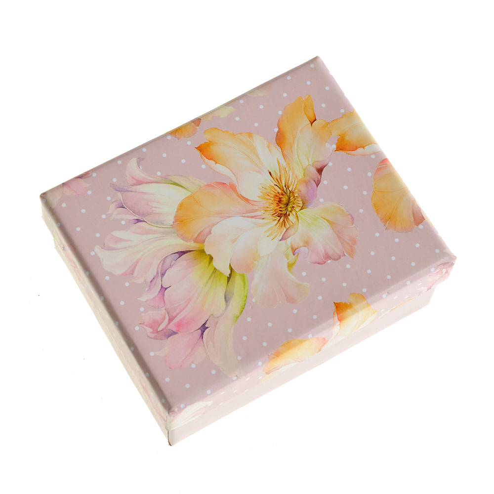 Cutie de cadou cu flori 8x10 cm - 3 | YEO