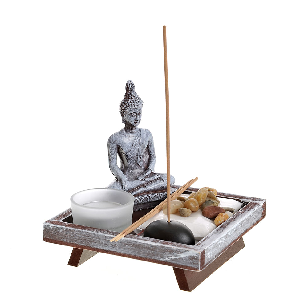 Set ornamental Buddha 12.5 cm - 3 | YEO