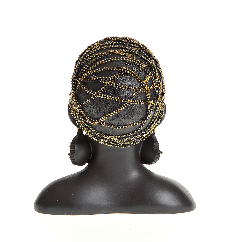 Statueta bust femeie africana 22 cm - 4 | YEO