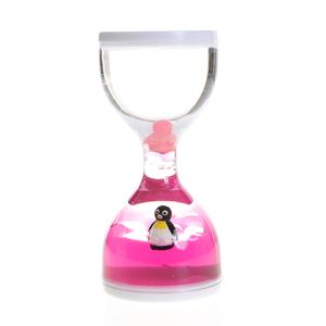 Clepsidra din sticla cu pinguin