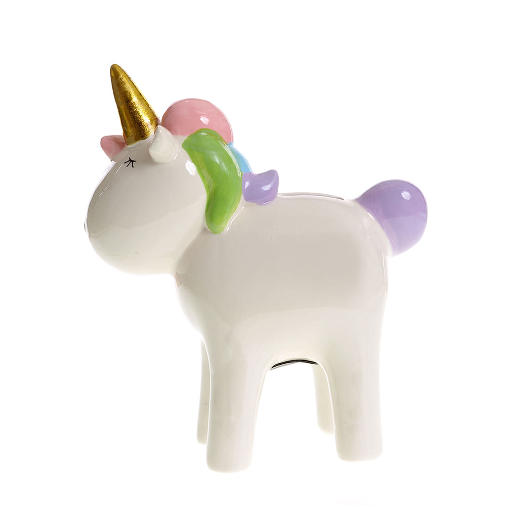 Pusculita din ceramica model unicorn 23 cm - 2 | YEO