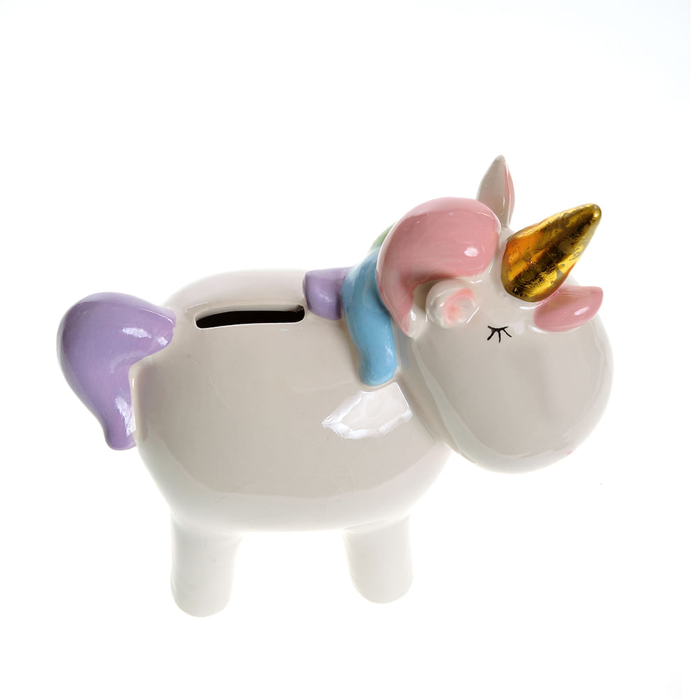 Pusculita din ceramica model unicorn 23 cm - 3 | YEO