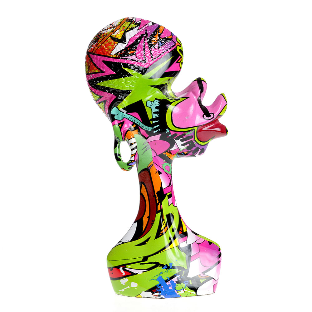 Statueta bust colorat 28 cm