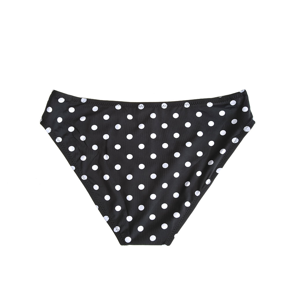 Slip negru cu buline