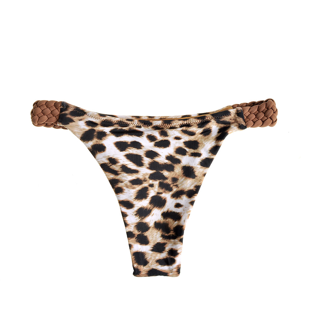 Slip maro cu model animal print