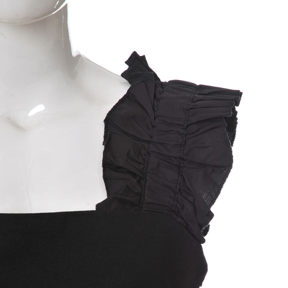 Top negru scurt - 1 | YEO