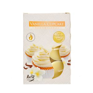 Set 6 lumanari parfumate Vanila Cupcake
