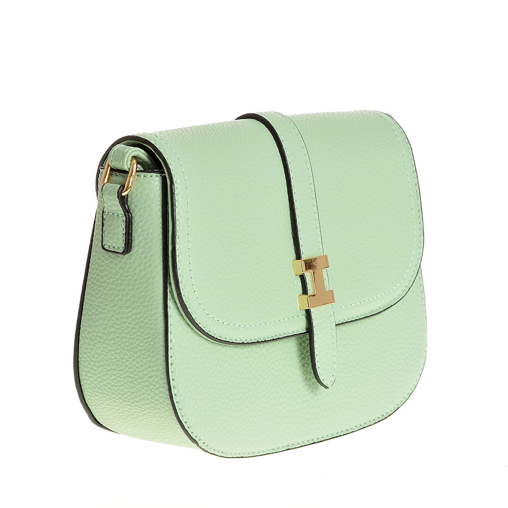 Geanta verde crossbody din piele ecologica