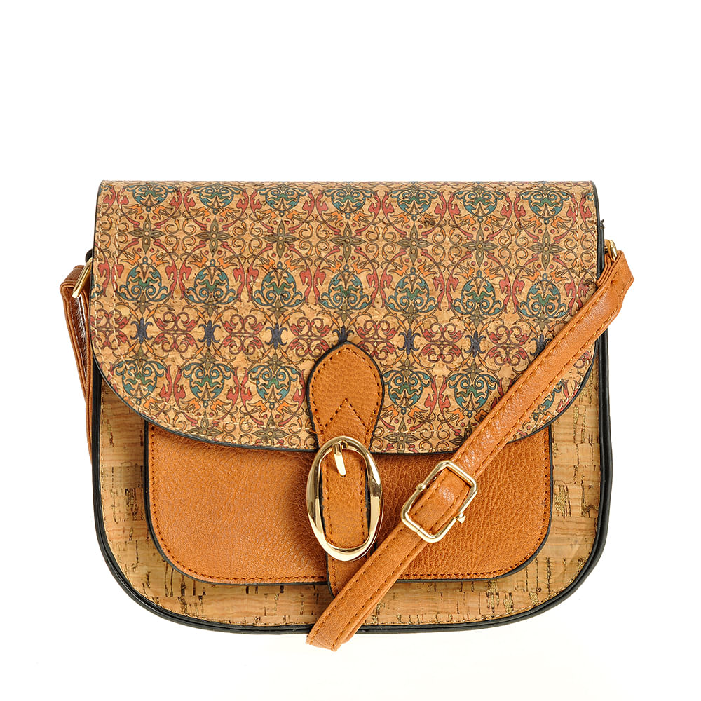 Geanta crossbody cu imprimeu abstract