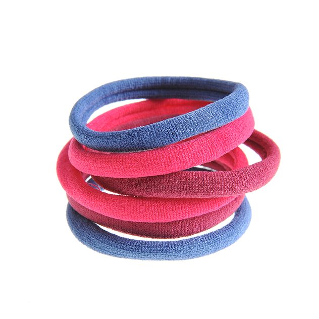 Set 6 elastice de par colorate