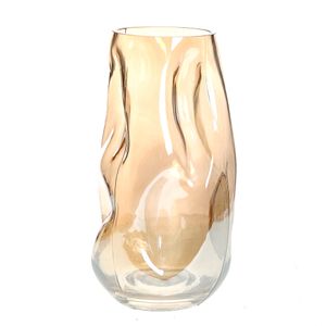 Vaza aurie din sticla 28 cm