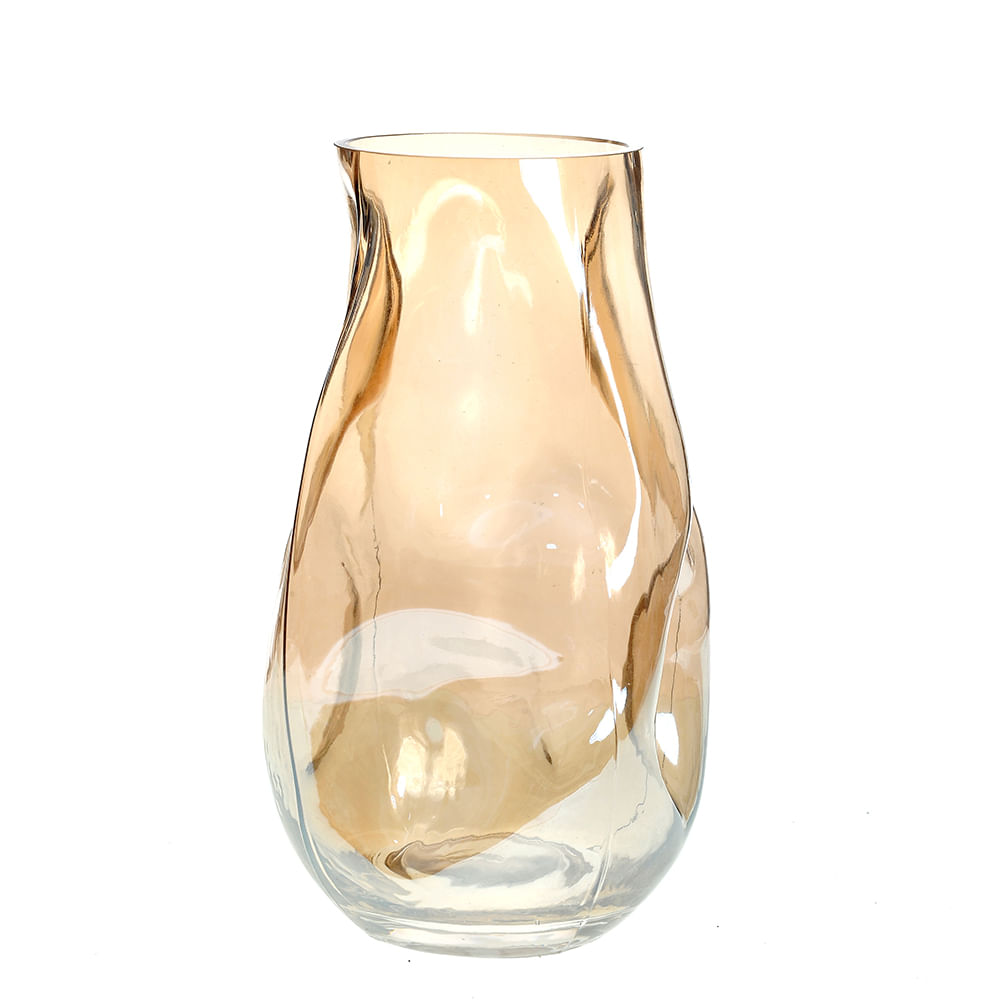 Vaza aurie din sticla 28 cm image1