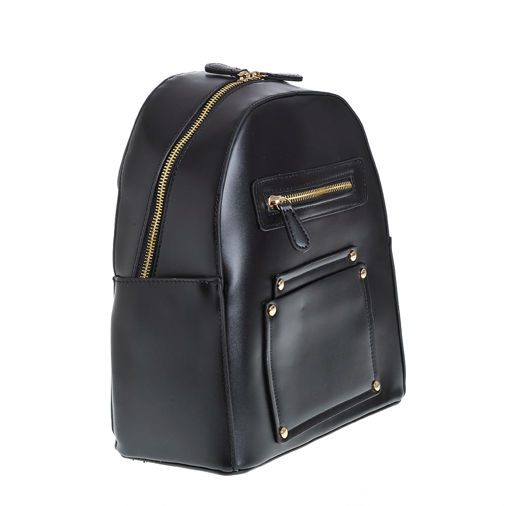 Rucsac negru cu buzunare - 2 | YEO