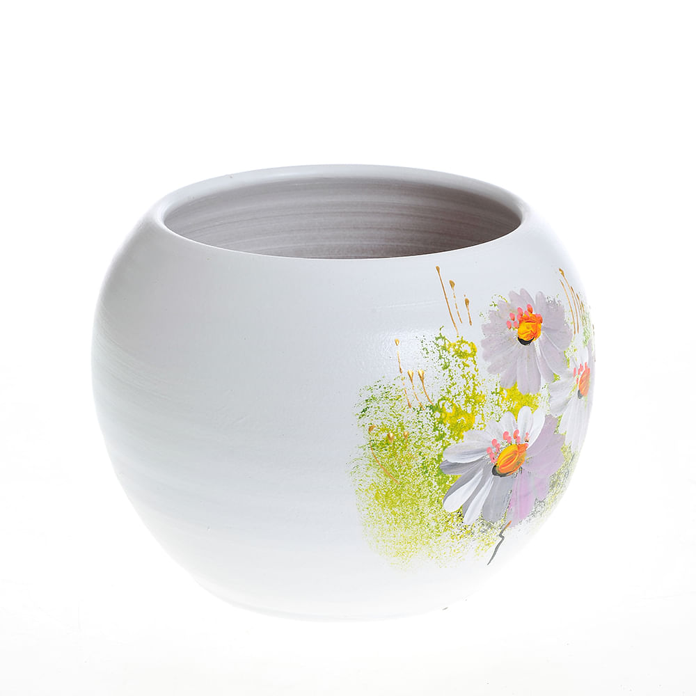 Vaza din ceramica cu flori de camp 12 cm image2
