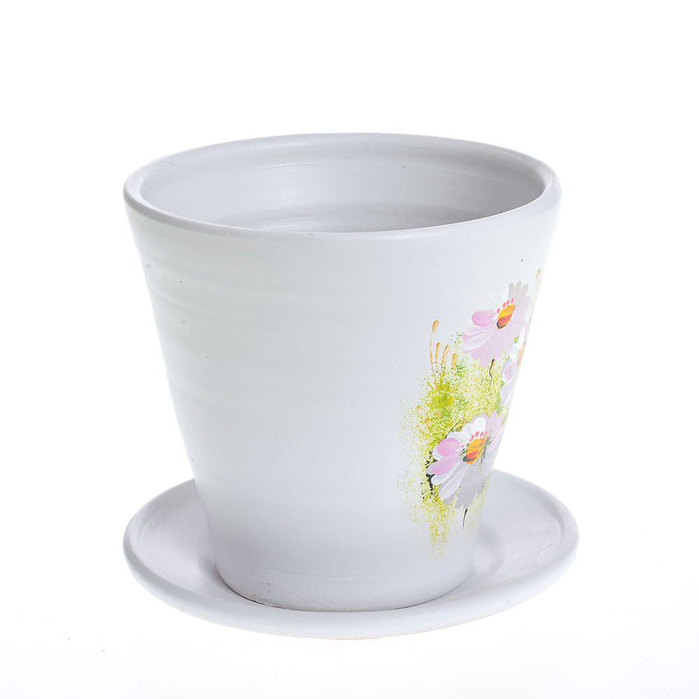 Vaza ceramica cu farfurie 14 cm image2