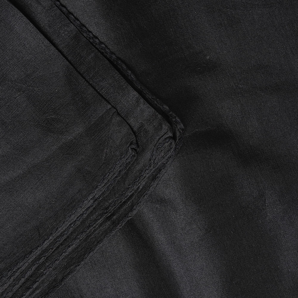 Esarfa neagra din matase 30x180 cm - 1 | YEO