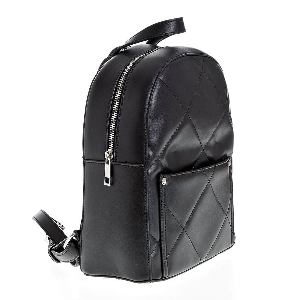 Rucsac negru cu aspect matlasat - 2 | YEO