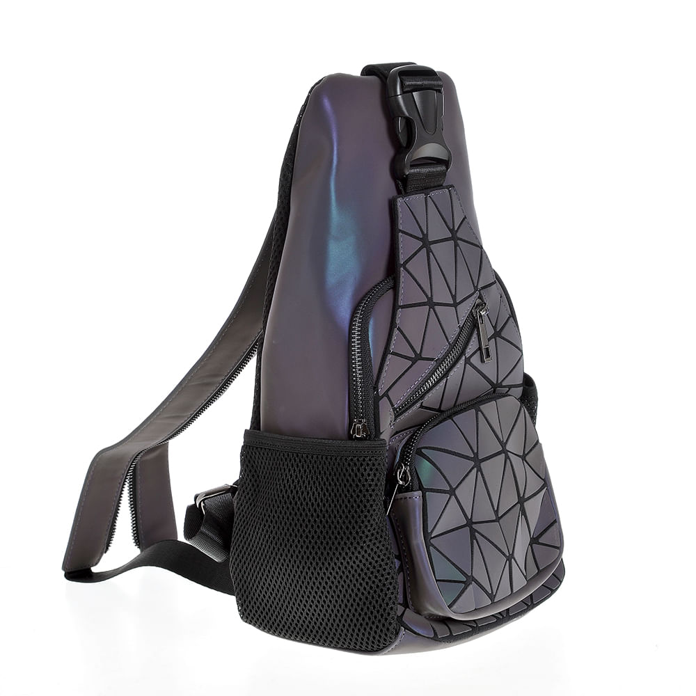 Rucsac holografic cu buzunare multiple - 1 | YEO