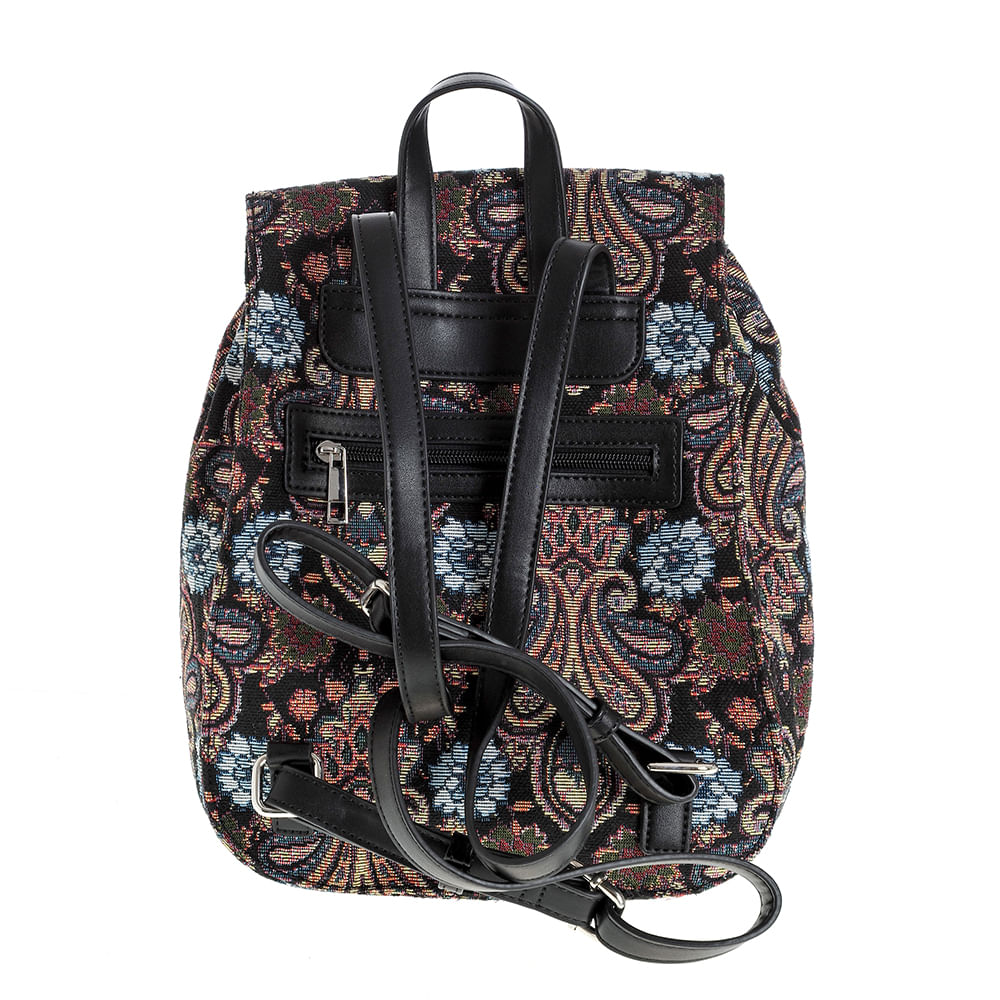 Rucsac multicolor cu model floral - 2 | YEO