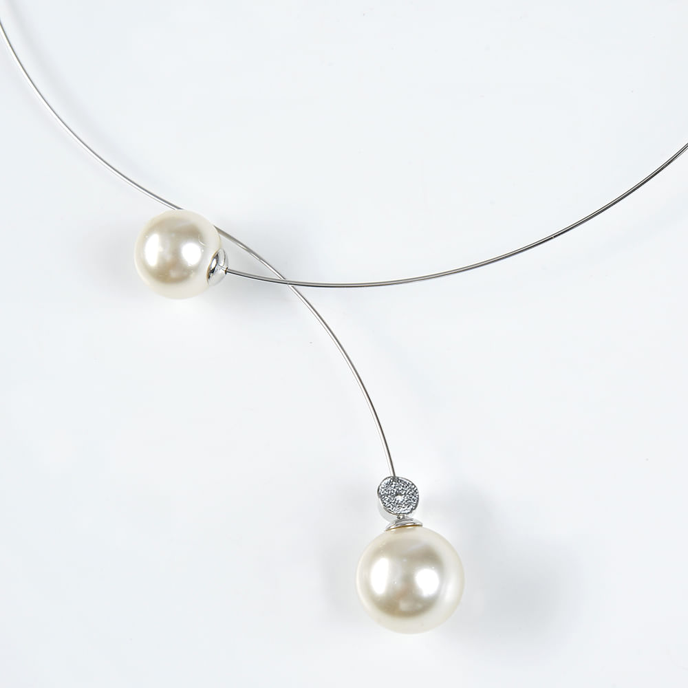 Colier elegant cu perle - 2 | YEO