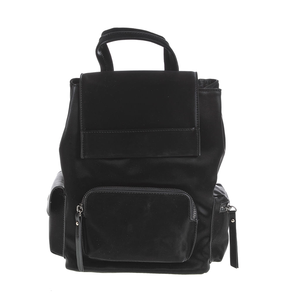 Rucsac negru cu buzunare multiple