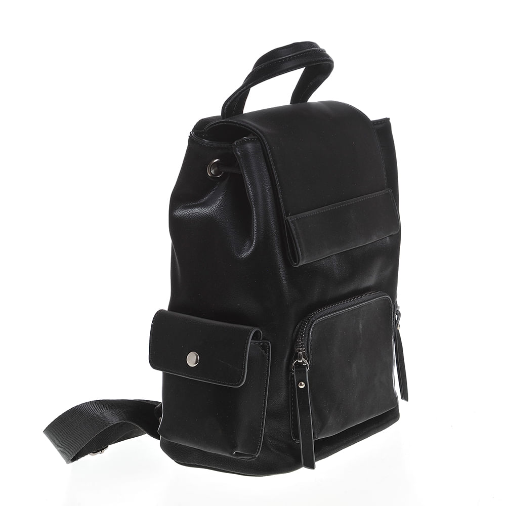 Rucsac negru cu buzunare multiple - 1 | YEO