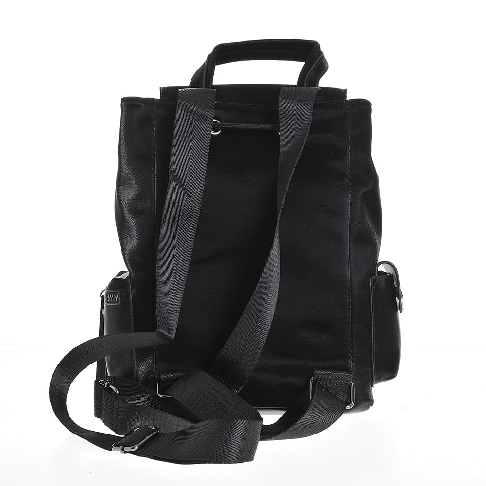 Rucsac negru cu buzunare multiple - 2 | YEO